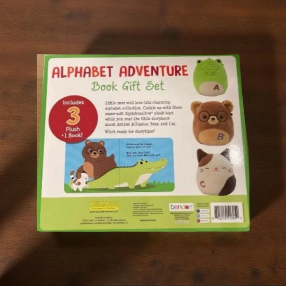 🎂 NIB Arthur’s Alphabet Adventure Squishmallows & Book 3 Squish & 1 Book Cam - Picture 3 of 3